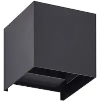 LINDBY Luminaires d'extérieur , Nivar, Noir, Balcon, Métal, Moderne