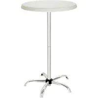 Bartscher Table haute de fête , hauteur : 1170 mm, ø : 700 mm