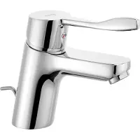 Kludi Mitigeur lavabo PURE&EASY CARE 70 DN 15 Vidange G 1 1/4pouce chr
