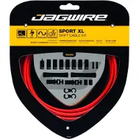 Jagwire Kit Câble Et Gaine Longue De Dérailleur - Pour Cadres Grande Taille -
