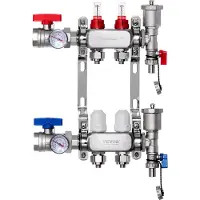 Vevor Collecteur de Chauffage Radiant 2 Branches