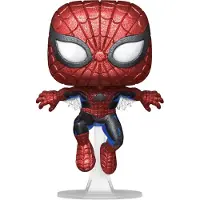 Funko POP! Figurine POP Marvel 593 Spider-man diamond blue Special Edition Brokatowa