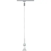 Paulmann Système de rails URail, suspension LED DecoSystems Blanko, 1x3,5W, culot GZ10, 230V, métal chromé mat