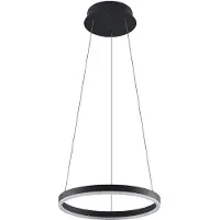 Arcchio Suspension , Albiona, dimmable, Noir, Cuisine, Métal, Moderne