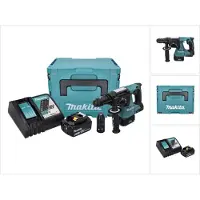Makita DHR 243 RG1J Marteau perforateur sans fil 18 V 2,0 J SDS plus Brushless + 1x batterie 6,0 Ah + chargeur + Makpac