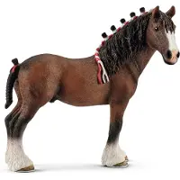 Schleich - Figurines animales, Cheval hongre Clydesdale ; 13808