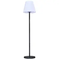 Lumisky Lampadaire lumineux solaire et rechargeable pied métal LED blanc chaud / blanc dimmable STANDY SOLAR H150cm