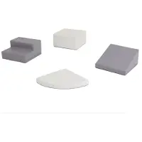 IGLU 4 XL briques de construction en mousse souple XXL pour jouer de manière créative pour les enfants - motricité Gris/Blanc
