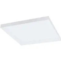 Eglo Plafonnier LED Escondida 60 x 60cm CCT + télécommande Blanc