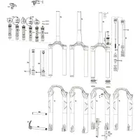 RockShox Bloq M Control Xx Wc Sid Eyelet Kit Noir
