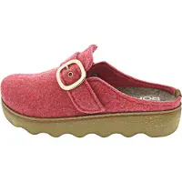 Rohde Chaussons d'intérieur pour femmes, couleur rouge, style décontracté