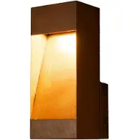 Konstsmide Applique murale Rho Brun rouille