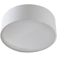 LINDBY Plafonnier , Mariat, dimmable, Blanc, Salon / séjour, Tissu / textile, Moderne