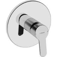 Hansa Robinet de douche Hansaprimo, kit de montage final, encastré, rosace ronde, 89919003