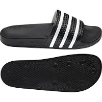 Adidas Mule 'Adilette' noir / blanc