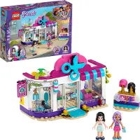 LEGO 41391 Friends Salon de coiffure de Heartlake City Set avec la mini poupée Emma, jouet de coiffure à partir de 6 ans