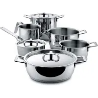 Alessi Pots&Pans Set 9 Pcs. (Art.-Nr. AJM100S9, EAN 8003299325566)