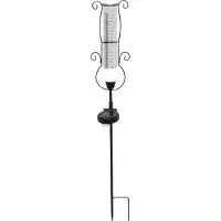 Star Trading Pluviomètre solaire Star LED 'Pluvio', 1 LED blanc chaud