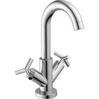 Schutte Mitigeur d'évier avec jet rétractable LONDON aspect d'inox
