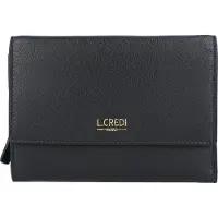 L.credi Porte-monnaies 'Evelyn' noir