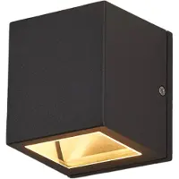 LUCANDE Luminaire Extérieur , MAURICE, dimmable, Noir, Balcon, Métal, Moderne