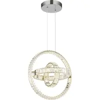 Globo Lampe pendante unique Neil Chrome