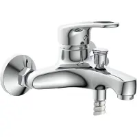 Schutte Robinet de baignoire SCHÜTTE BATONI, mitigeur de baignoire, robinet de bain, robinet de baignoire en chrome