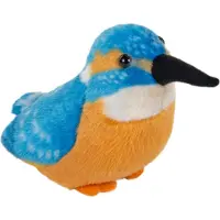 Wild republic Martin-pêcheur 17 cm Oiseau avec voix Doudou