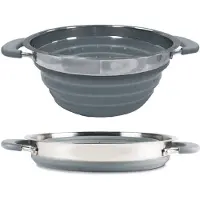 Kampa Collapsible Colander Argenté