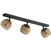 LINDBY Plafonnier , Ediz, dimmable, Noir, Salle à manger, Métal, Moderne
