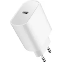 Avizar , alimentation USB-C Power Delivery 20W pour une charge rapide et sécurisée, couleur blanche