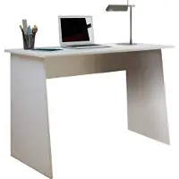 VCM Bureau "Masola" Maxi, table d'ordinateur H 74 x L 110 x P 50 cm, couleur blanc