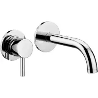 Paffoni stick - 2- gats inbouw wastafelkraan met inbouwdeel, chroom
