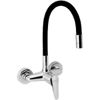 Novaservis Mitigeur d'évier avec bras flexible Titania Iris Nouveau chrome 94480,0C