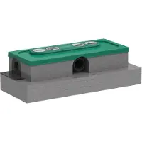 Hansgrohe uBox Universal GK pour caniveaux de douche Boîtier d'écoulement pour installation à plat, 1 pièce.