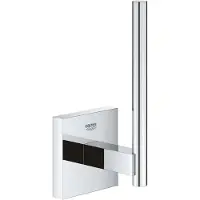 GROHE Start Cube QuickFix Distributeur de papier toilette de réserve, adhésif, chromé