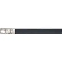 Alca Alcadrain Grilles - Grille en acier inoxydable FLOOR 1150 mm, pour l'insertion de carreaux FLOOR-1150