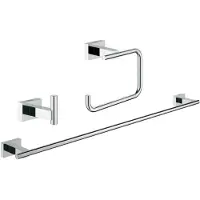 GROHE Ensemble de salle de bain Essentials Cube City 3 en 1