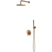 Omnires Y SYSY35CPB Ensemble de douche encastré, cuivre brossé