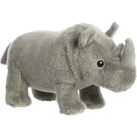 Aurora Eco Nation World 35023 Rhinocéros 24cm Eco-Friendly Peluche grise