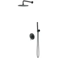 Omnires Y SYSY35GR Ensemble de douche encastré, graphite