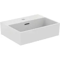 Ideal standard IDS Lave-mains EXTRA avec cuve 1 HL polie 450x350x150mm blanc (350 mm, 450 mm)