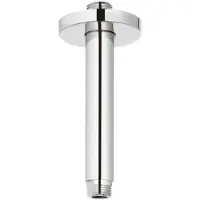 GROHE Rainshower Bras de plafond - 14cm - rosace ronde - chrome 28724000