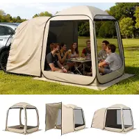 Vevor Tente Moustiquaire Pop Up 303x265x230 cm Abri Moustiquaire Pliant 4-8 Personnes Tente Portable pour Jardin Terrasse Cour Activités Plein Air