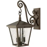 Elstead Lighting Applique murale d'extérieur rétro « Royal Bronze » E14 60 W Trellis