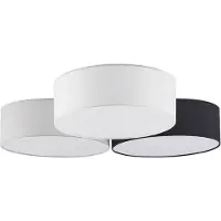 LINDBY Plafonnier , Janita, dimmable, Multicolore, Salon / séjour, Tissu / textile, Moderne