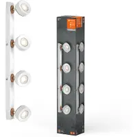 Ledvance DECOR SPOT PLUTO, 19,2W, 1.250lm, blanc, luminaire spot, têtes réglables, utilisation polyvalente, spot intérieur, couleur de lumière blanc chaud, optique de haute qualité, montage facile