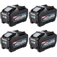 Makita 4x BL 4050 F batterie 40 V max. 5,0 Ah / 5000 mAh Li-Ion XGT ( 4x 191L47-8 ) IP64 avec indicateur de charge