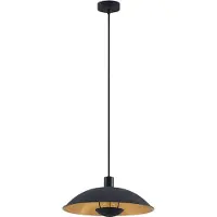 LINDBY Suspension , Narisara, dimmable, Noir, Salon / séjour, Métal, Moderne
