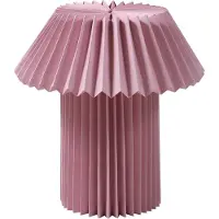 LINDBY Lampe de Table , Magali, Rose / rosé, Salon / séjour, Papier / carton